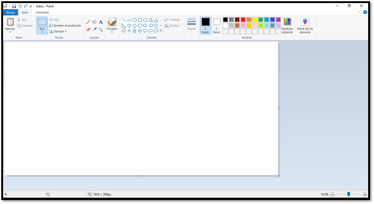 MS Paint Programı