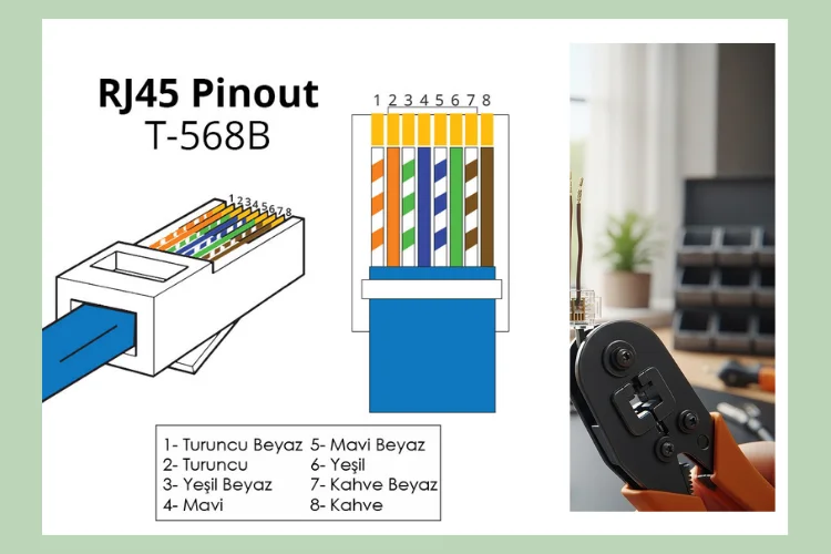 Ağ Kablosu Renk Sırası